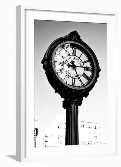 Clock - Madison Square garden - Manhattan - New York - United States-Philippe Hugonnard-Framed Photographic Print