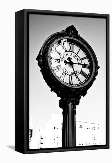 Clock - Madison Square garden - Manhattan - New York - United States-Philippe Hugonnard-Framed Stretched Canvas