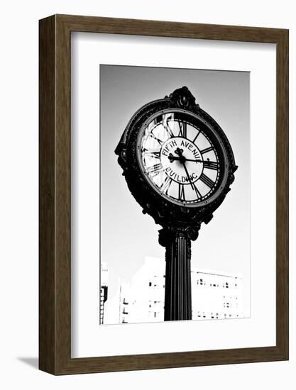 Clock - Madison Square garden - Manhattan - New York - United States-Philippe Hugonnard-Framed Photographic Print