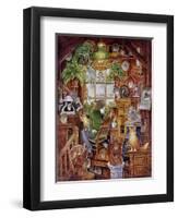 Clock Man 2-Bill Bell-Framed Premium Giclee Print