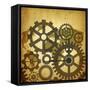 Clock Map 2-Mark Ashkenazi-Framed Stretched Canvas