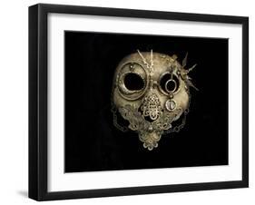 Clock Mask-Patricia Dymer-Framed Giclee Print