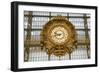 Clock, Musee d'Orsay, Paris, France, Europe-Peter Groenendijk-Framed Photographic Print