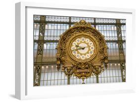 Clock, Musee d'Orsay, Paris, France, Europe-Peter Groenendijk-Framed Photographic Print
