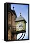 Clock on a Building on Royal Mile in Edinburgh, Scotland-PlusONE-Framed Stretched Canvas