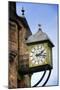 Clock on a Building on Royal Mile in Edinburgh, Scotland-PlusONE-Mounted Photographic Print