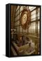 Clock on Gare D'Orsay (1900)-null-Framed Stretched Canvas