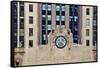 Clock on the Chicago Board of Trade Building, Chicago, Illinois-null-Framed Stretched Canvas