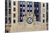 Clock on the Chicago Board of Trade Building, Chicago, Illinois-null-Stretched Canvas