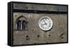 Clock on the Facade of Palazzo Dei Priori-null-Framed Stretched Canvas