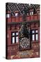 Clock on the Facade of the Town Hall-null-Stretched Canvas
