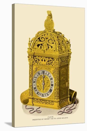Clock, Presented by Henry VII to Anne Boleyn-H. Shaw-Stretched Canvas