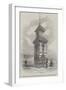 Clock-Tower and Drinking-Fountain at Tynemouth-null-Framed Giclee Print