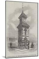 Clock-Tower and Drinking-Fountain at Tynemouth-null-Mounted Giclee Print