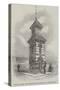 Clock-Tower and Drinking-Fountain at Tynemouth-null-Stretched Canvas