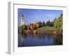 Clock Tower and Spokane River, Spokane, Washington-Jamie & Judy Wild-Framed Photographic Print