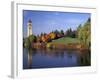 Clock Tower and Spokane River, Spokane, Washington-Jamie & Judy Wild-Framed Photographic Print