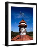 Clock Tower and Weathervane, Longview Farm, Show Horse Barn, Lees Summit, Mo 1914-null-Framed Photo