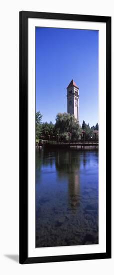 Clock Tower at Riverfront Park, Spokane, Washington State, USA-null-Framed Photographic Print