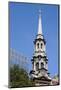 Clock Tower at St. Paul's Chapel in Lower Manhattan, New York City.-SeanPavonePhoto-Mounted Photographic Print