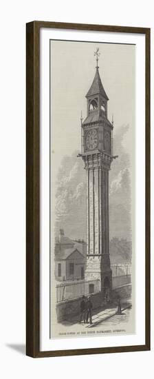 Clock-Tower at the North Haymarket, Liverpool-null-Framed Premium Giclee Print