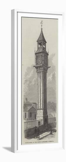 Clock-Tower at the North Haymarket, Liverpool-null-Framed Premium Giclee Print