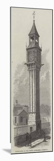 Clock-Tower at the North Haymarket, Liverpool-null-Mounted Premium Giclee Print