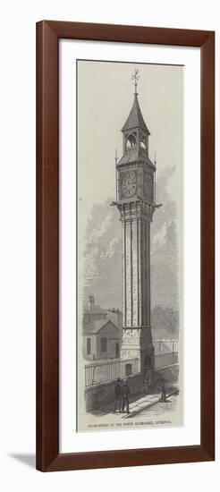 Clock-Tower at the North Haymarket, Liverpool-null-Framed Premium Giclee Print