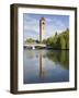 Clock Tower by the Spokane River, Riverfront Park, Spokane, Washington, Usa-Jamie & Judy Wild-Framed Photographic Print