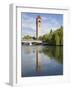 Clock Tower by the Spokane River, Riverfront Park, Spokane, Washington, Usa-Jamie & Judy Wild-Framed Photographic Print