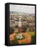 Clock Tower Called Torre De Los Ingleses on the Plaza San Martin Square, Buenos Aires, Argentina-Per Karlsson-Framed Stretched Canvas