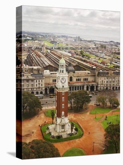 Clock Tower Called Torre De Los Ingleses on the Plaza San Martin Square, Buenos Aires, Argentina-Per Karlsson-Stretched Canvas