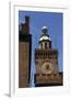 Clock Tower, Detail from Accursio Palace, Bologna, Emilia-Romagna, Italy-null-Framed Giclee Print