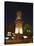 Clock Tower, Downtown at Night, Aleppo (Haleb), Syria, Middle East-Christian Kober-Stretched Canvas