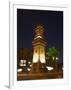 Clock Tower, Downtown at Night, Aleppo (Haleb), Syria, Middle East-Christian Kober-Framed Photographic Print