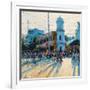 Clock Tower, Evening Light, Pondicherry, 2017-Andrew Gifford-Framed Giclee Print