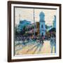 Clock Tower, Evening Light, Pondicherry, 2017-Andrew Gifford-Framed Giclee Print