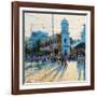 Clock Tower, Evening Light, Pondicherry, 2017-Andrew Gifford-Framed Giclee Print