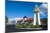 Clock Tower in Downtown Apia, Upolu, Samoa, South Pacific, Pacific-Michael Runkel-Mounted Photographic Print