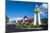 Clock Tower in Downtown Apia, Upolu, Samoa, South Pacific, Pacific-Michael Runkel-Mounted Photographic Print