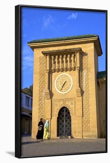 Clock Tower in Grand Socco, Tangier, Morocco, North Africa, Africa-Neil Farrin-Framed Photographic Print