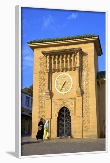 Clock Tower in Grand Socco, Tangier, Morocco, North Africa, Africa-Neil Farrin-Framed Photographic Print