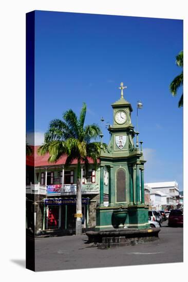 Clock Tower in the Centre of Capital-Robert Harding-Stretched Canvas