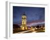 Clock Tower in the Square, Feilding, Manawatu, North Island, New Zealand, Pacific-Smith Don-Framed Photographic Print