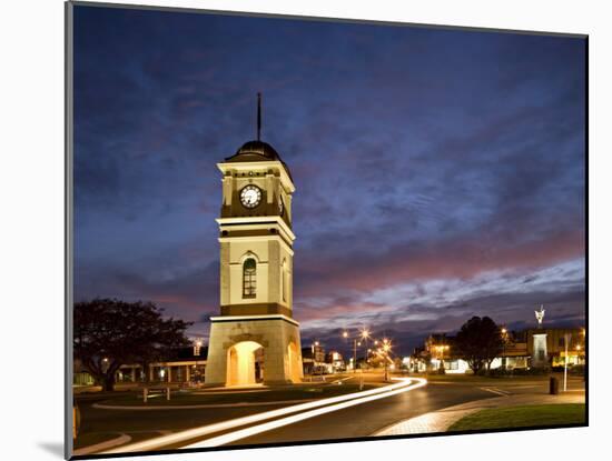 Clock Tower in the Square, Feilding, Manawatu, North Island, New Zealand, Pacific-Smith Don-Mounted Photographic Print