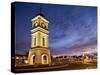 Clock Tower in the Square, Feilding, Manawatu, North Island, New Zealand, Pacific-Smith Don-Stretched Canvas