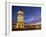 Clock Tower in the Square, Feilding, Manawatu, North Island, New Zealand, Pacific-Smith Don-Framed Photographic Print