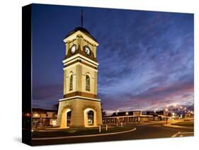Clock Tower in the Square, Feilding, Manawatu, North Island, New Zealand, Pacific-Smith Don-Stretched Canvas