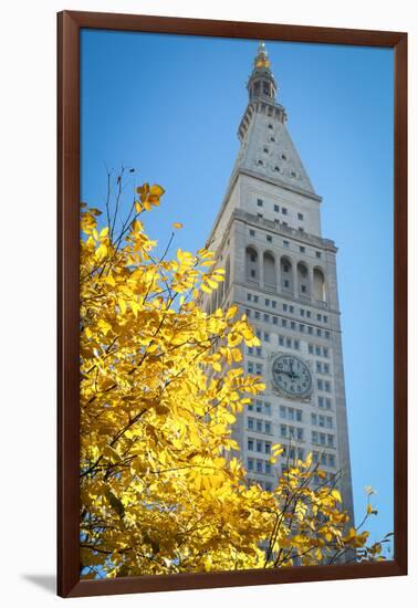 Clock tower, Madison Square park, New York City, NY, USA-Julien McRoberts-Framed Premium Photographic Print