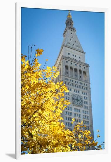 Clock tower, Madison Square park, New York City, NY, USA-Julien McRoberts-Framed Photographic Print